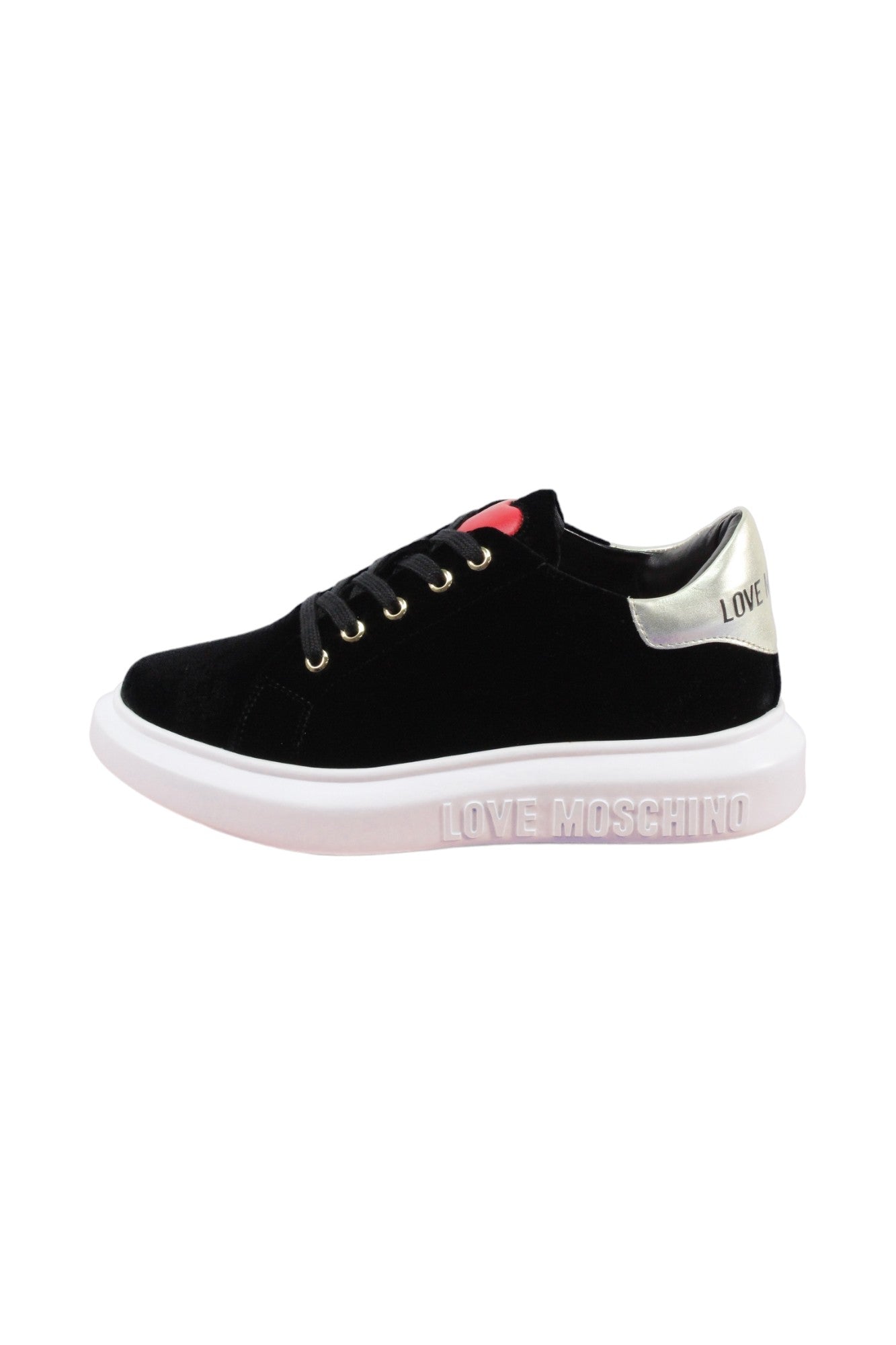 Scarpe sneakers donna Love Moschino JA15284G1DIM Emblema Pelletteria