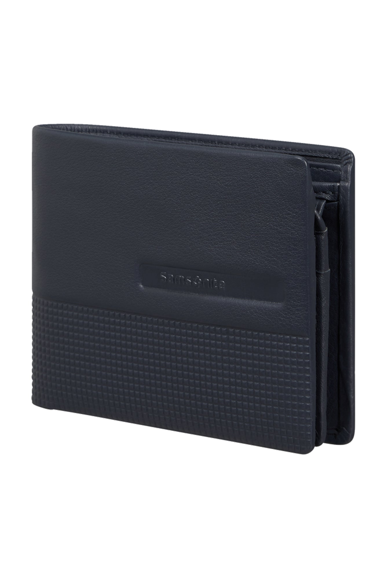 Samsonite Fladgedlg - Portafoglio Compatto Con Protezione RFID, Nero, 10,5 Cm