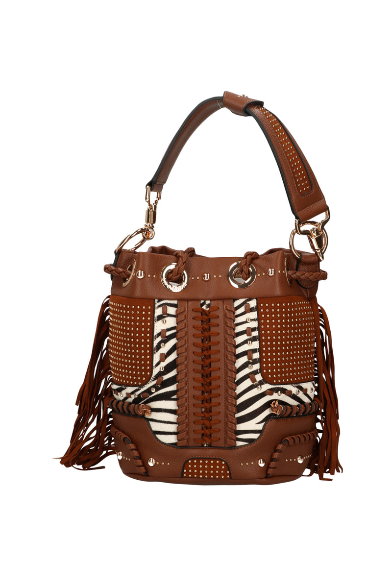 DARK BROWN/ZEBRA