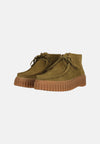 OLIVE SUEDE