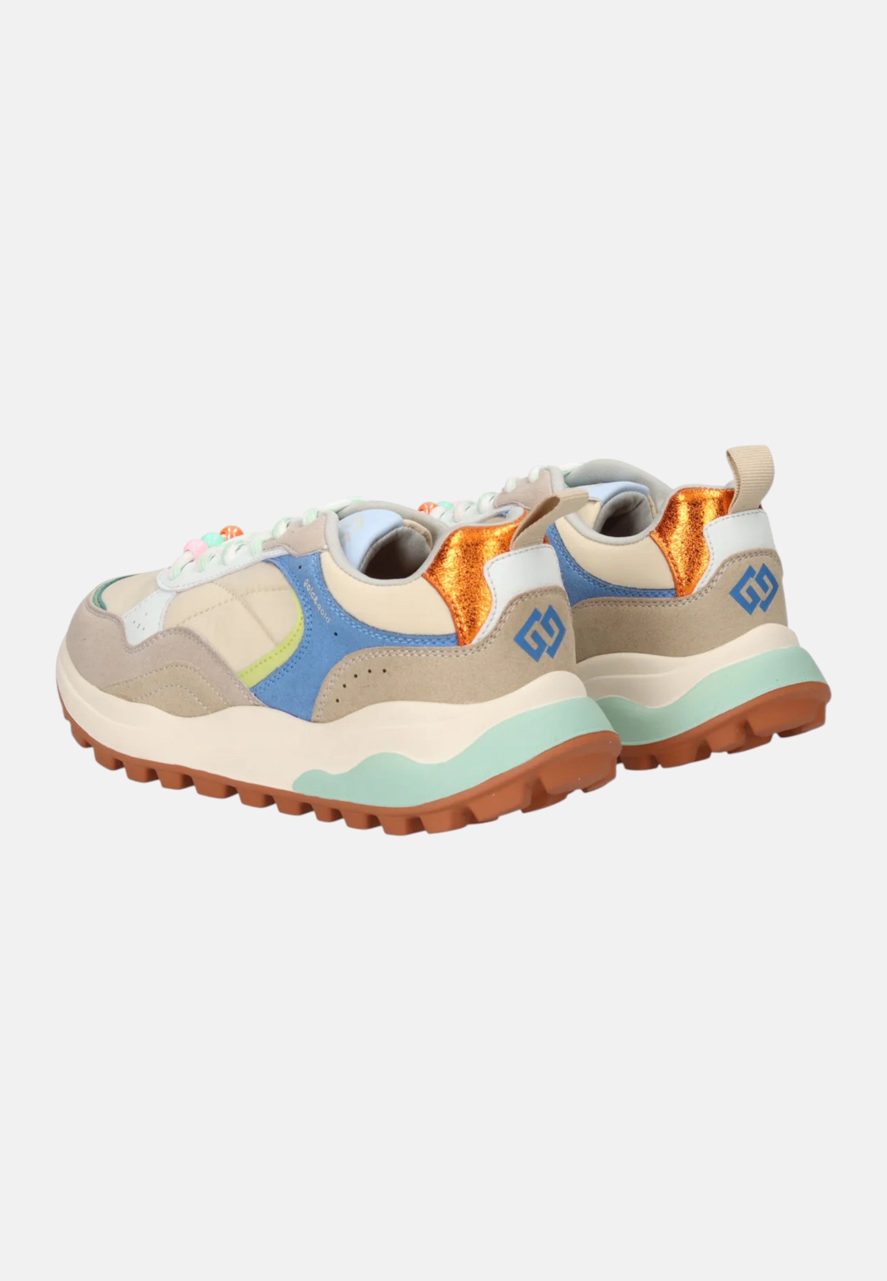 Sneakers in Pelle Donna Gold&Gold
