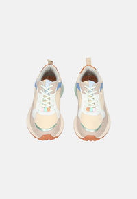Sneakers in Pelle Donna Gold&Gold