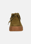 OLIVE SUEDE