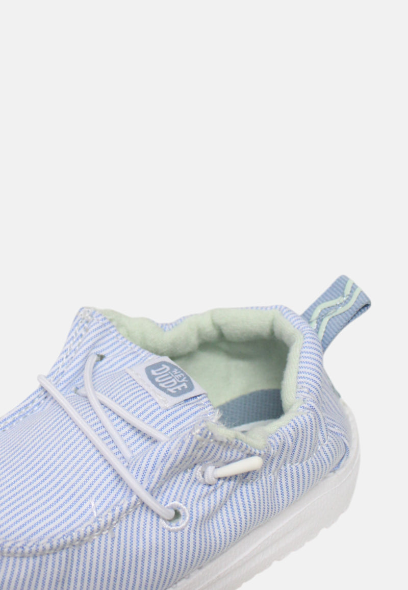 WHITE/FADED DENIM