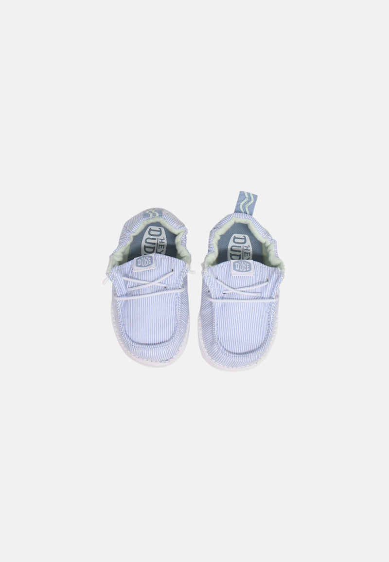 WHITE/FADED DENIM