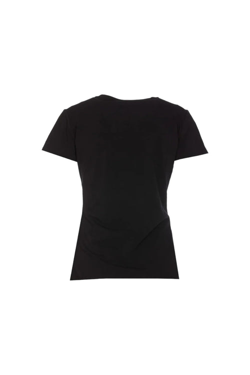 T-Shirt Donna, T-shirt con logo stemma e bandiera Dark Sapphire