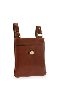 Borsello uomo pelle con zip The Bridge Cuoio