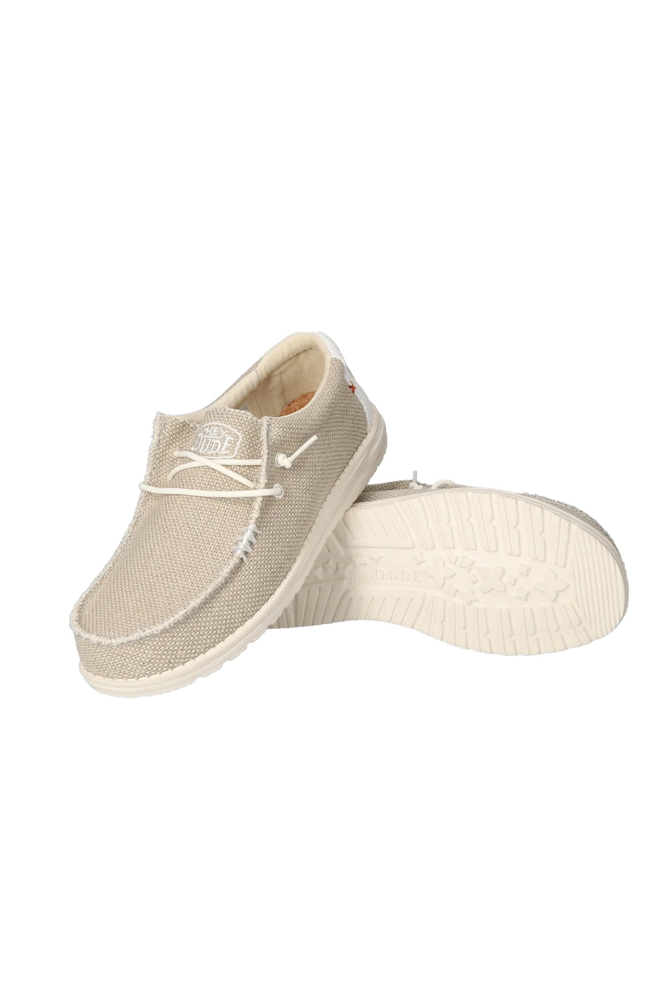 Mocassino Uomo Hey Dude Off White