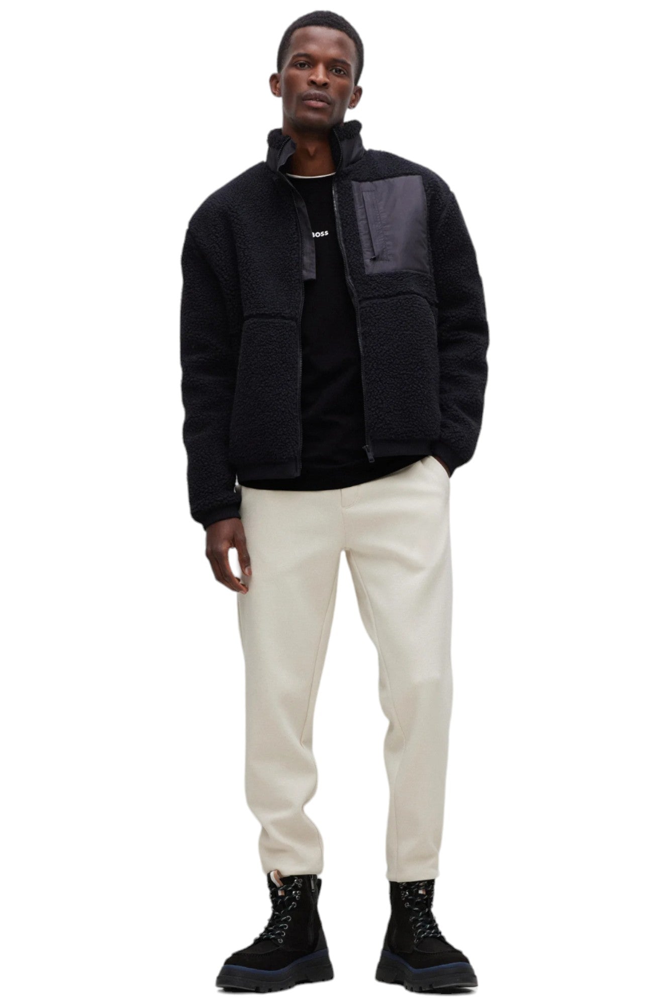 Maglia Uomo Boss 50473286 Black