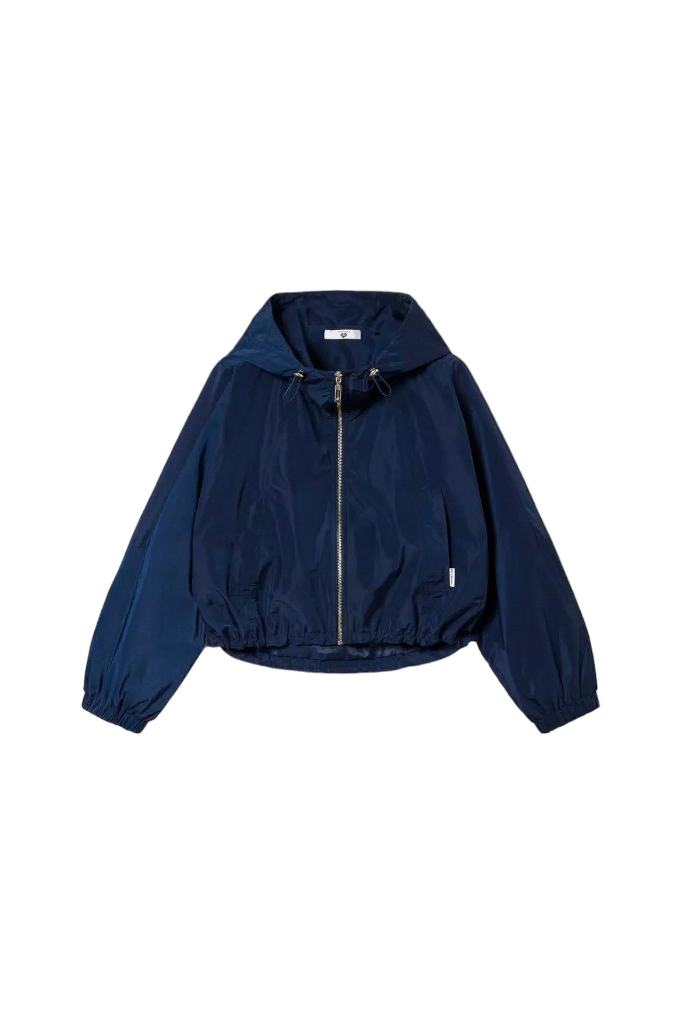 Giacca in nylon con cappuccio e zip 241LL2LAA