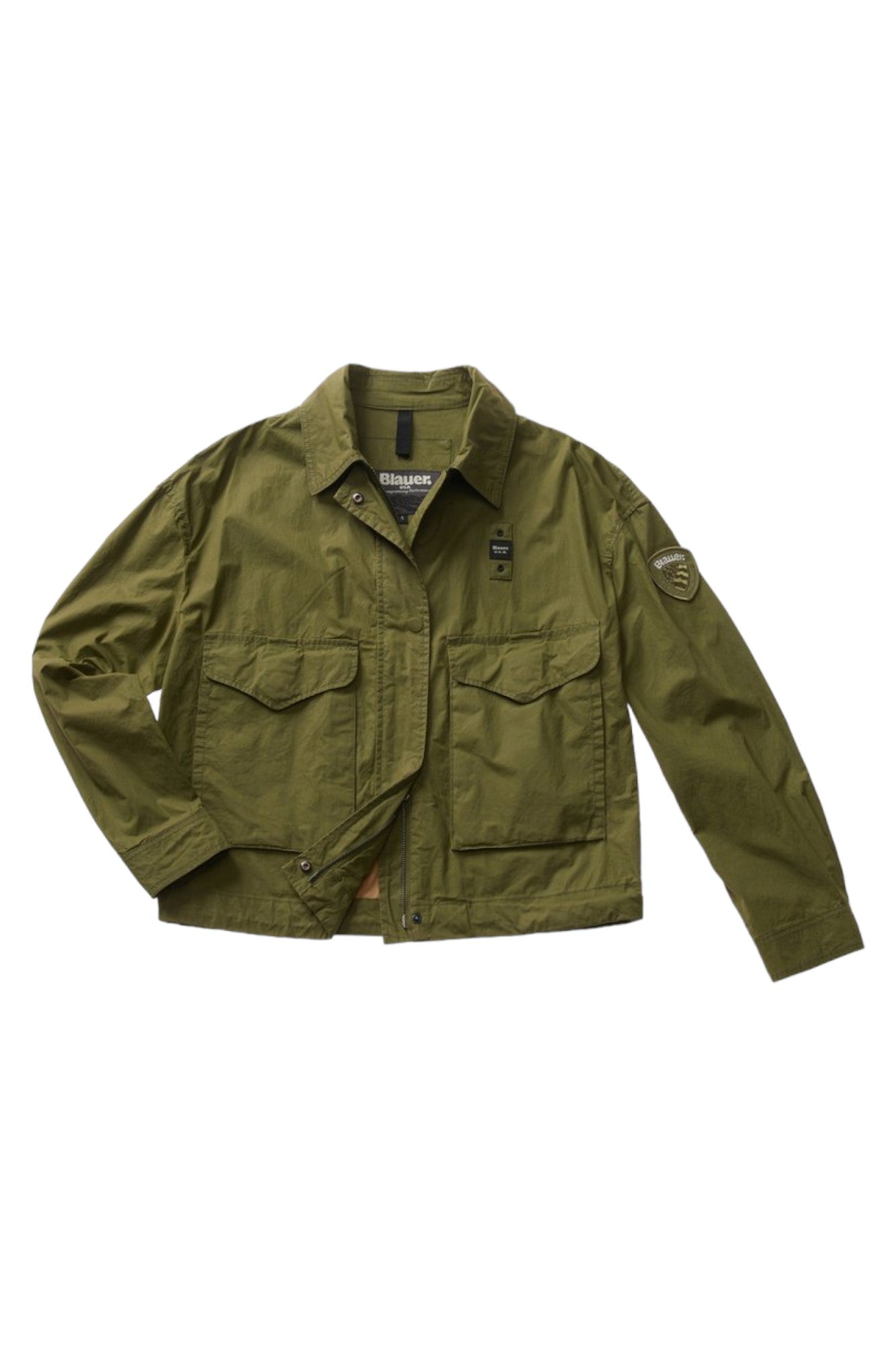 Giubbino Donna in cotone Popeline Nova Blauer 24SBLDC04124