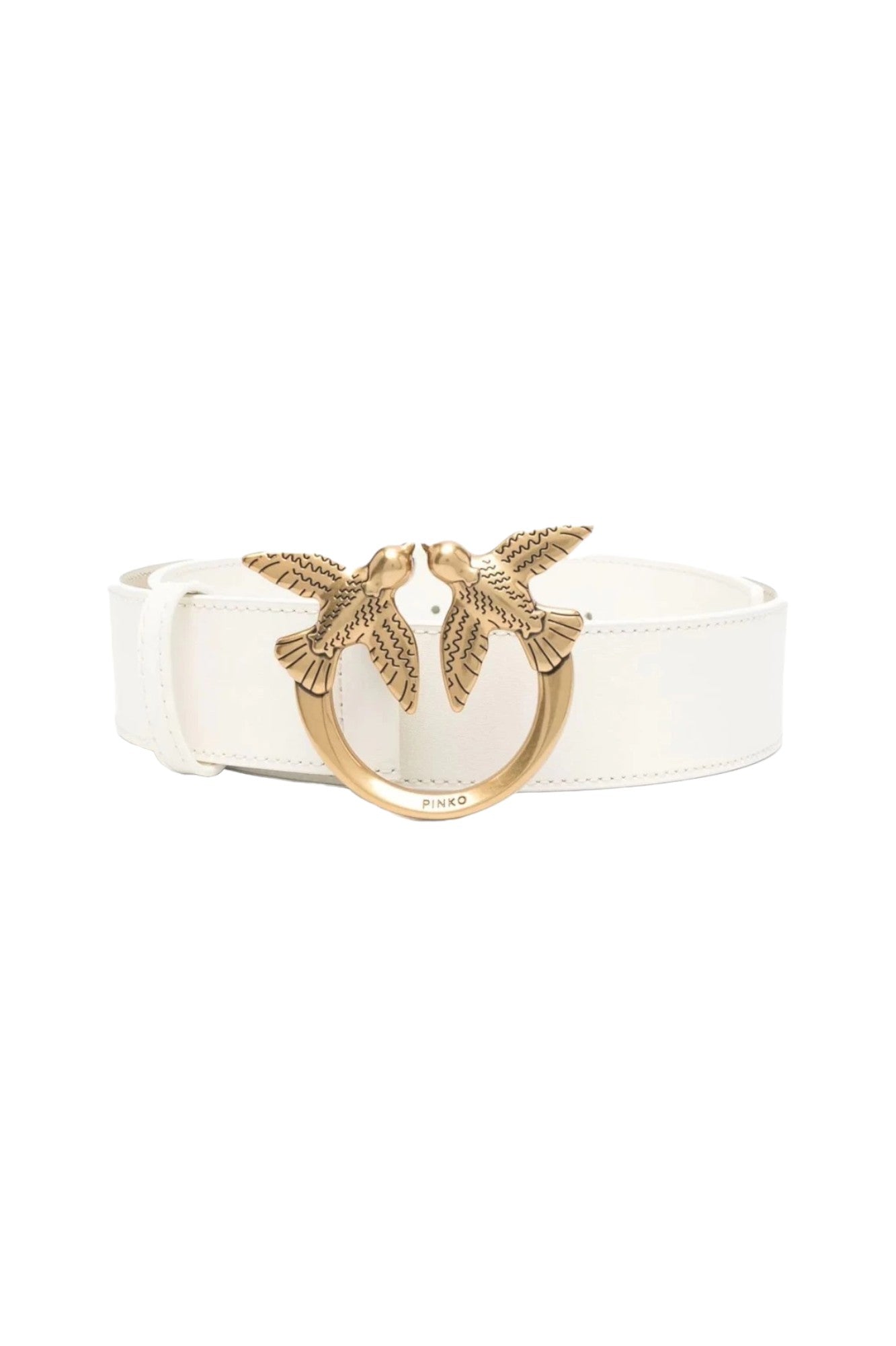 Cintura donna Pinko 100120A0F1 Bianco Seta/oro