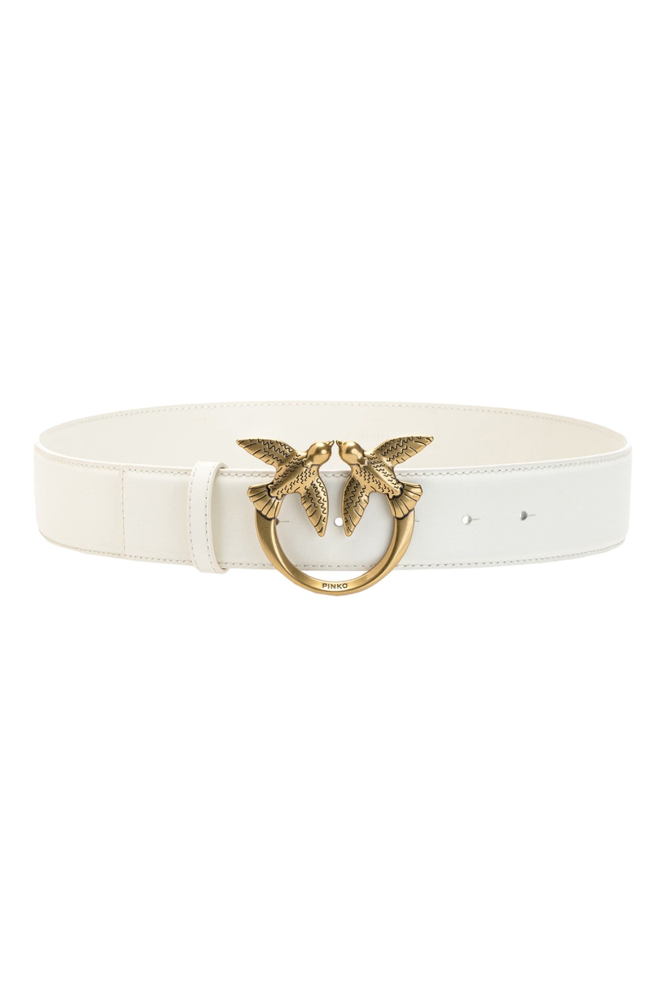 Cintura donna Pinko 100120A0F1 Bianco Seta/oro