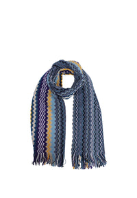 Sciarpa Uomo Missoni SC39WMU9708 Multicolor Blue