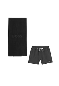 Set Telo Mare e Costume Beach Boxer Uomo Boss 50536351