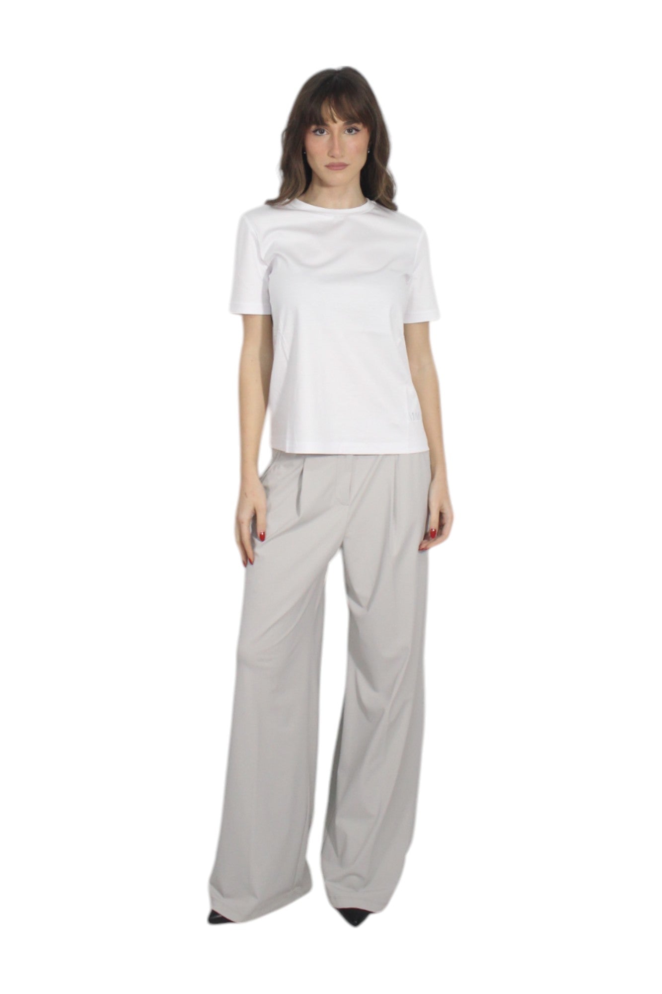 T-Shirt Donna Max Mara 2516941067 Bianco Ottico