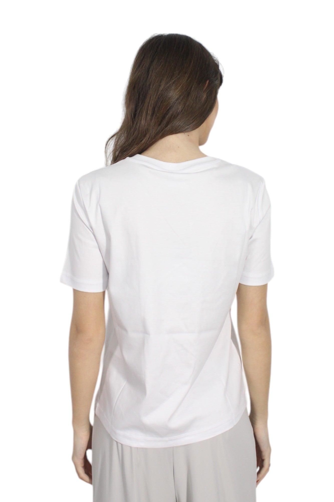T-Shirt Donna Max Mara 2516941067 Bianco Ottico