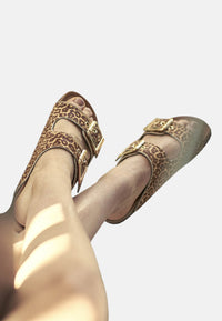 Sandalo Donna Colors Of California Leopard