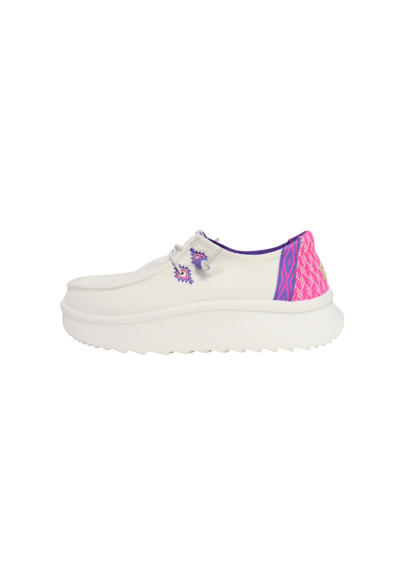 Mocassino Donna Hey Dude HD41946 White/pink