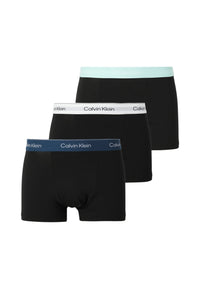 3-Pack Boxer Uomo Calvin Klein Black/turquoise/dark Blue
