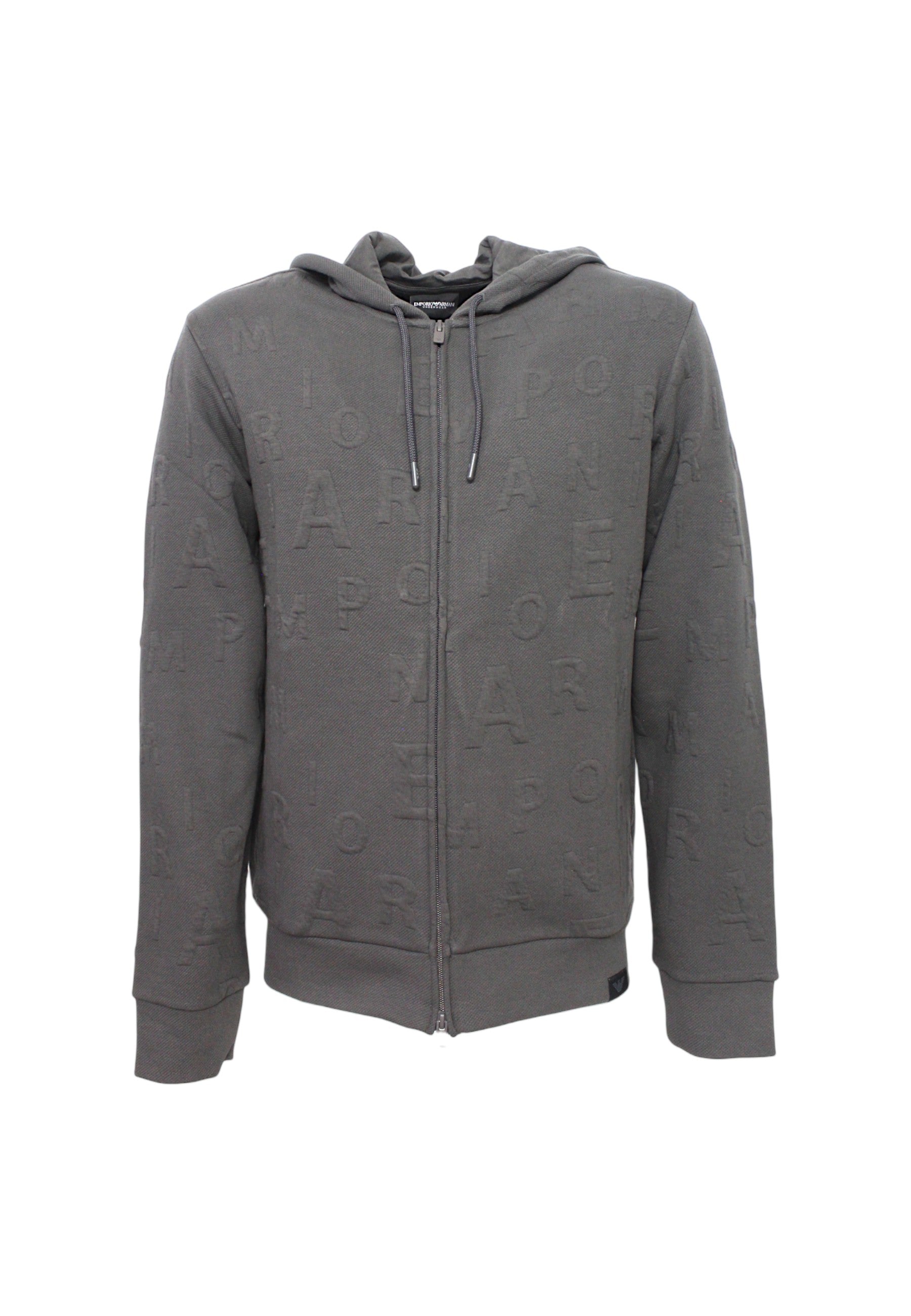 Felpa con zip Uomo Emporio Armani