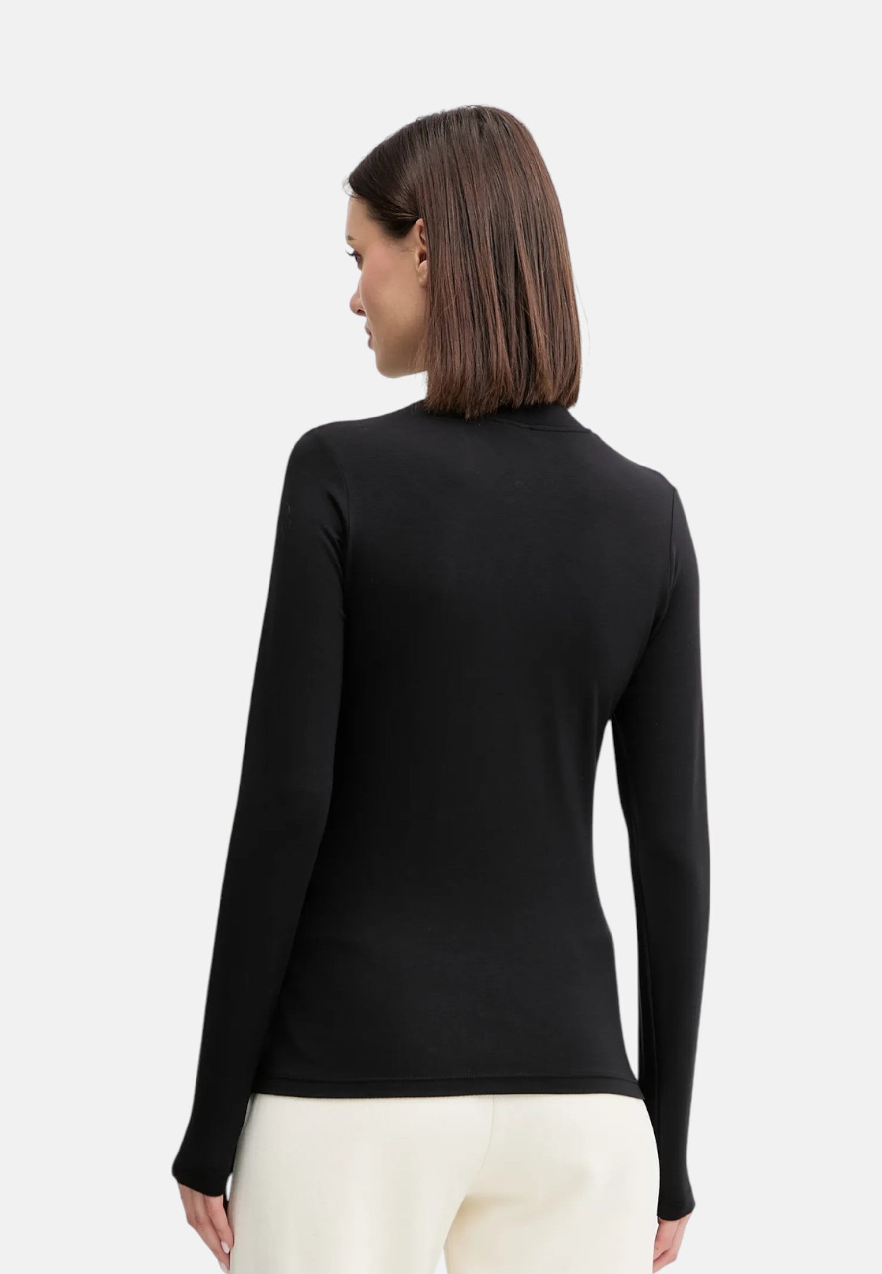 Maglione Dolcevita Donna Emporio Armani Black