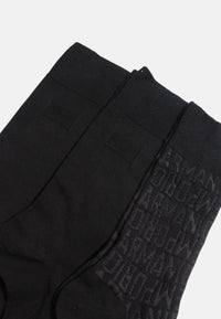 3-Pack Calze Uomo Emporio Armani Black/black/black