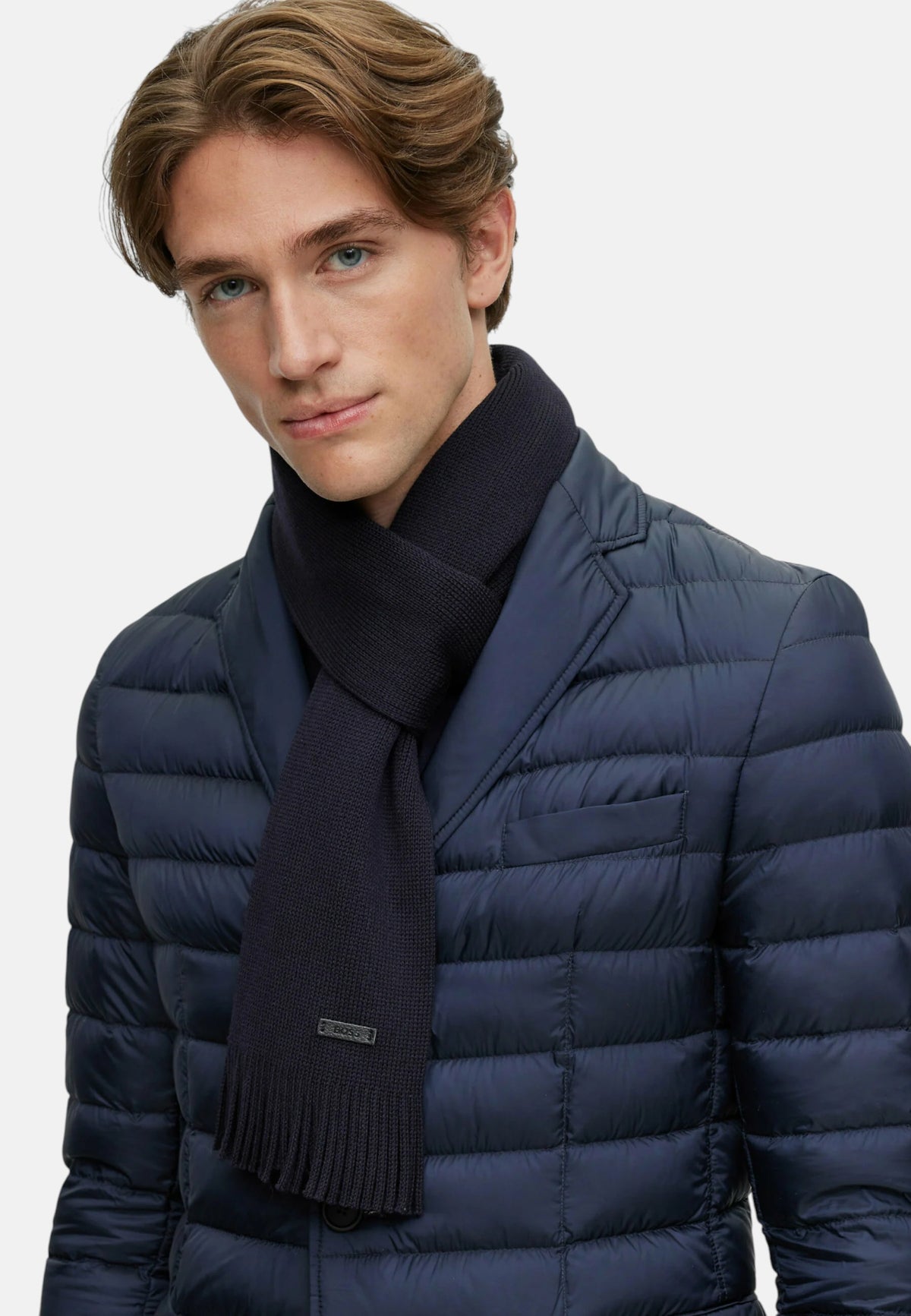 Sciarpa Uomo Boss Dark Blue