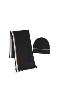 Set Sciarpa e Cappello Uomo Boss Black