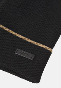Set Sciarpa e Cappello Uomo Boss Black