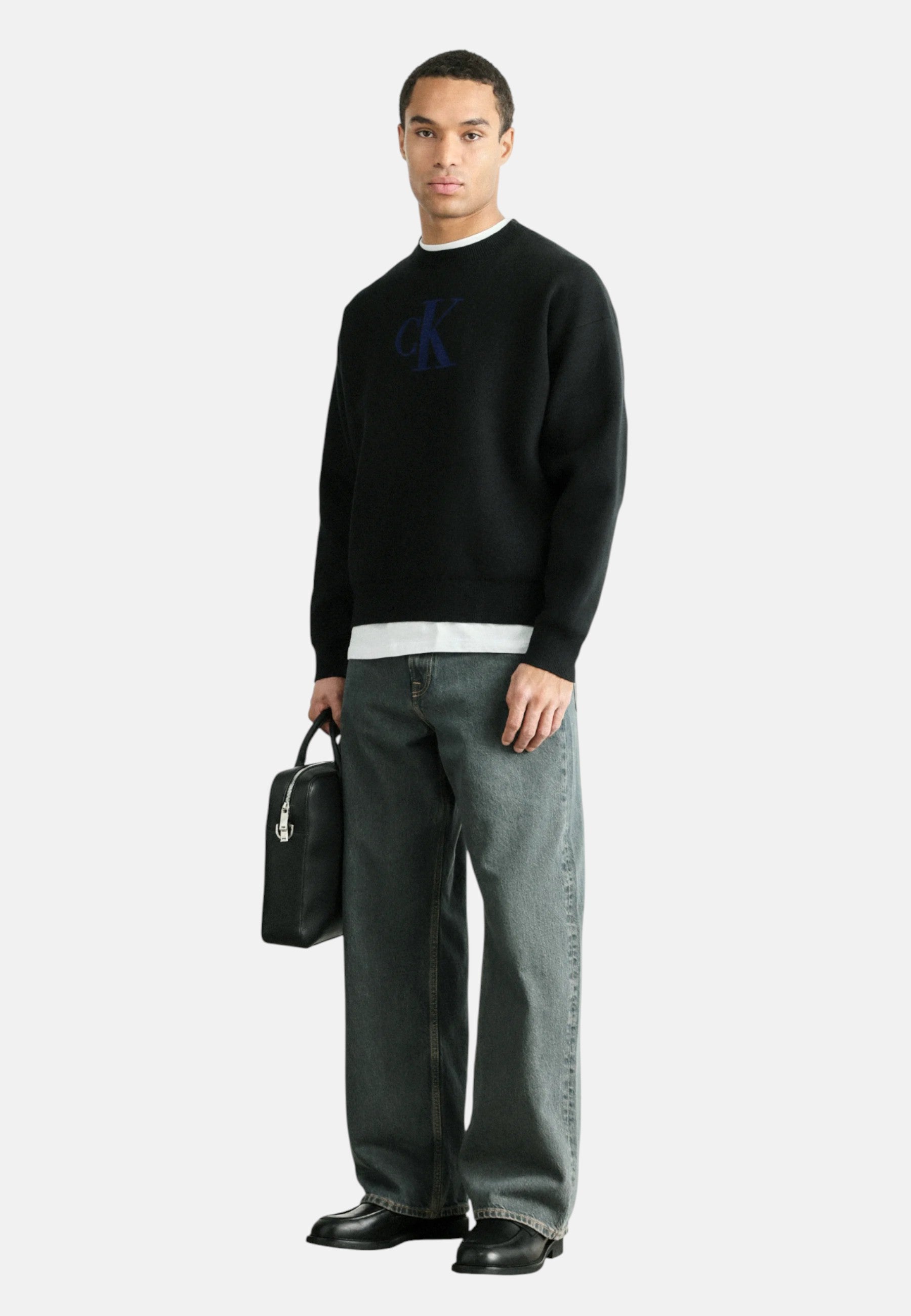 Maglione Uomo Calvin Klein Black