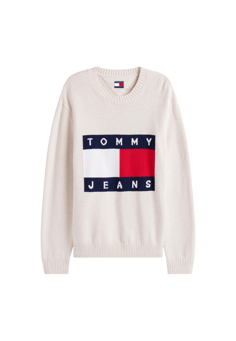 Maglione Uomo Tommy Hilfiger White
