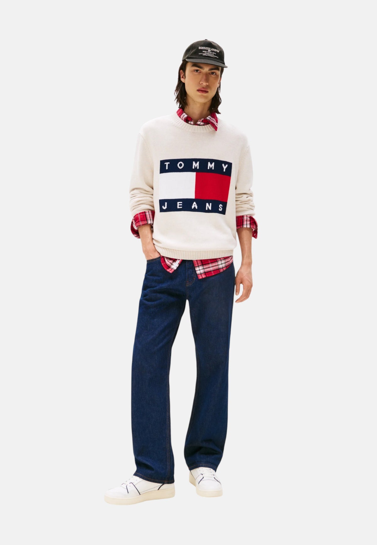 Maglione Uomo Tommy Hilfiger White