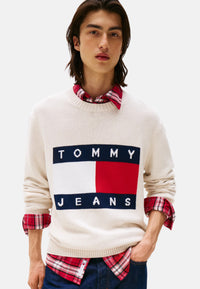 Maglione Uomo Tommy Hilfiger White