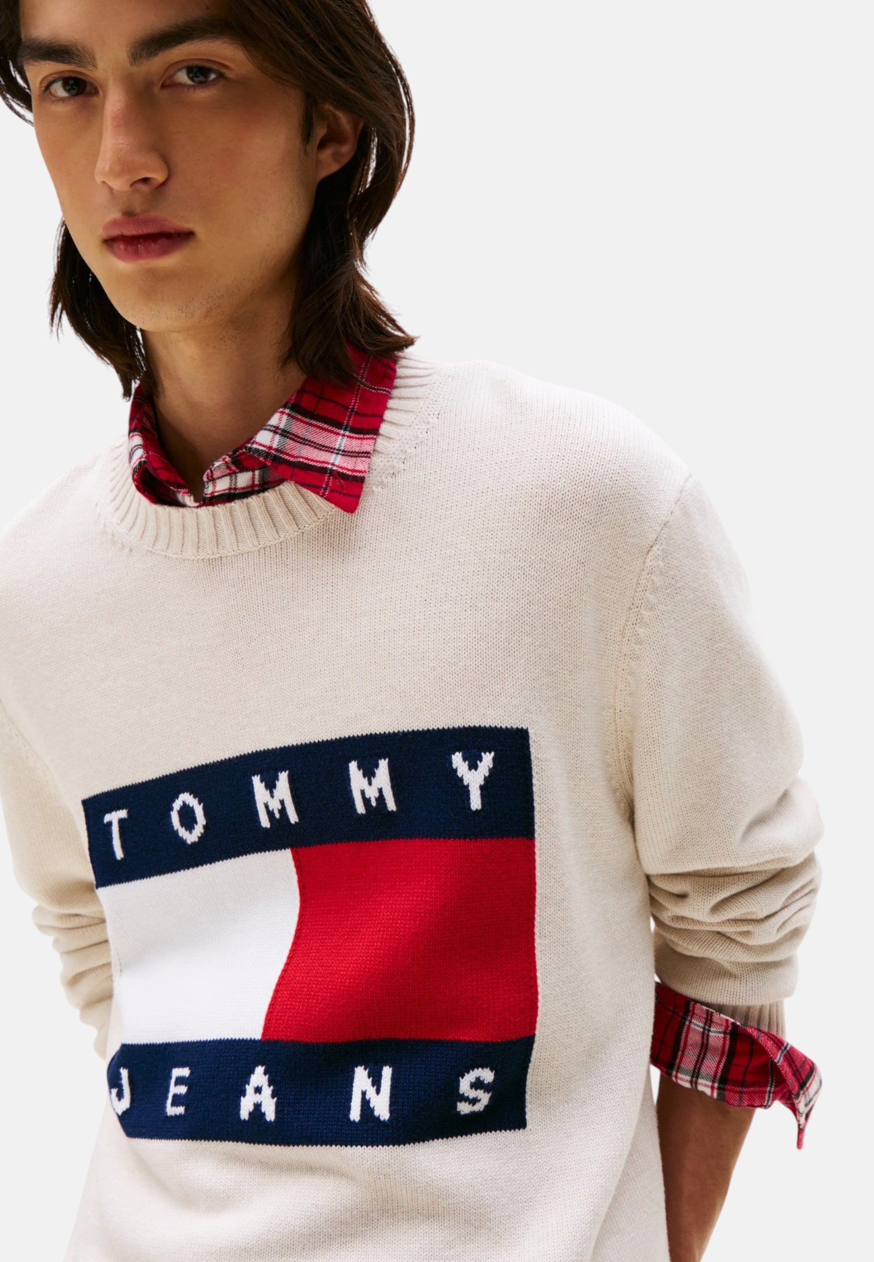 Maglione Uomo Tommy Hilfiger White