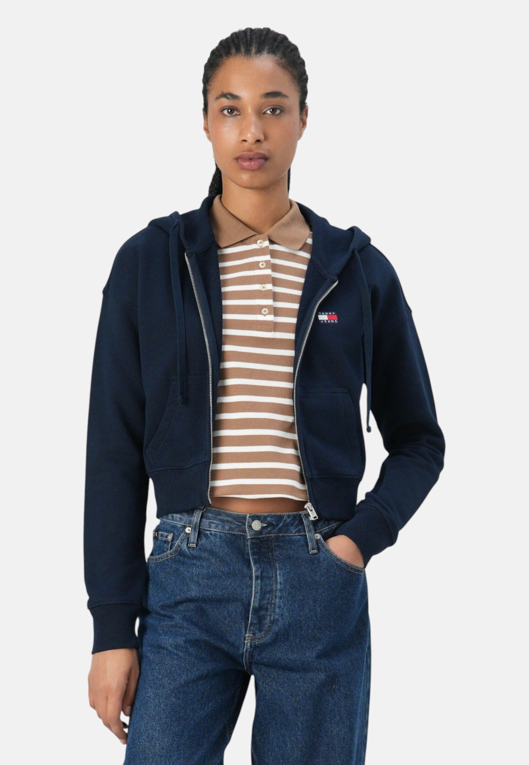 Felpa Donna Tommy Hilfiger Dark Night Navy