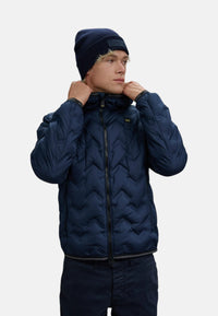 Giubbotto Uomo Blauer Blu/tabacco