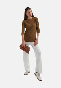 T-Shirt Donna Max Mara Cuoio