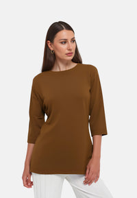 T-Shirt Donna Max Mara Cuoio