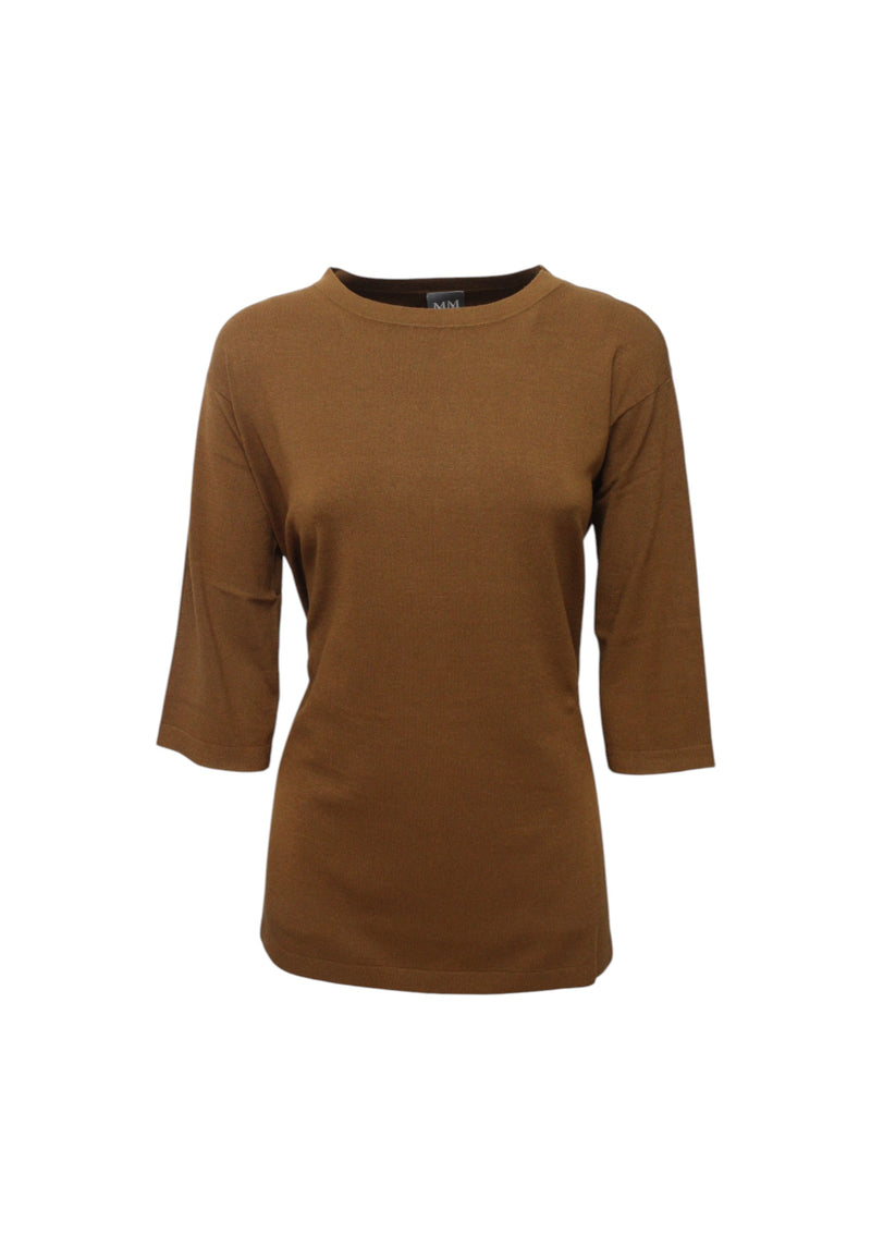 T-Shirt Donna Max Mara Cuoio