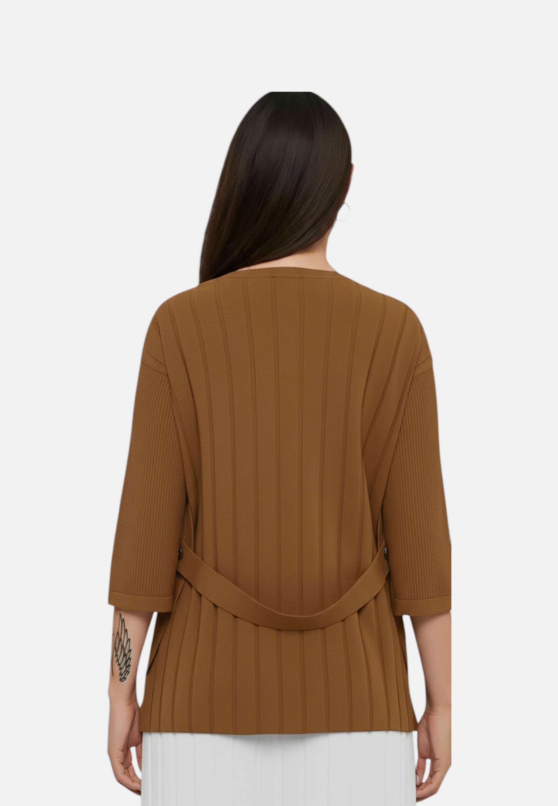 T-Shirt Donna Max Mara Cuoio