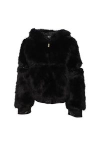 Giacca con Pelliccia Donna V°73 Nero