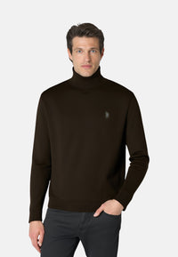 Maglione Dolcevita Uomo U.S. POLO ASSN. Marrone