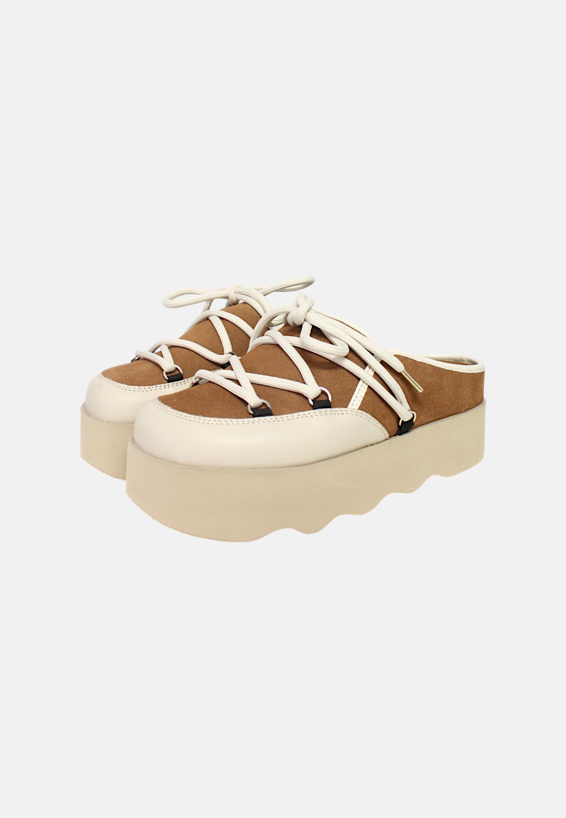 Sabot Donna Scholl Chalk/brandy