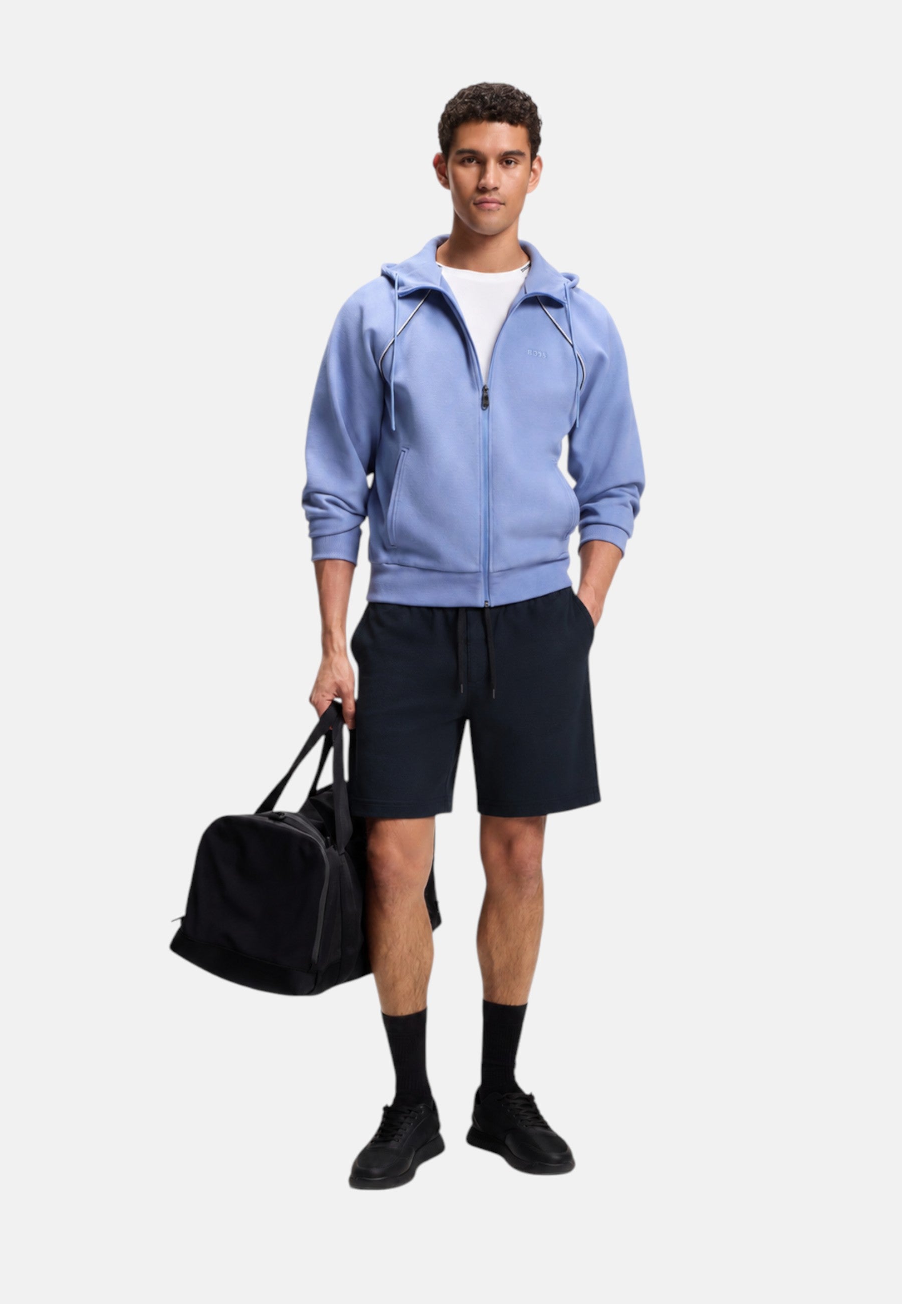 Pantaloncino Bermuda Uomo Boss Dark Blue