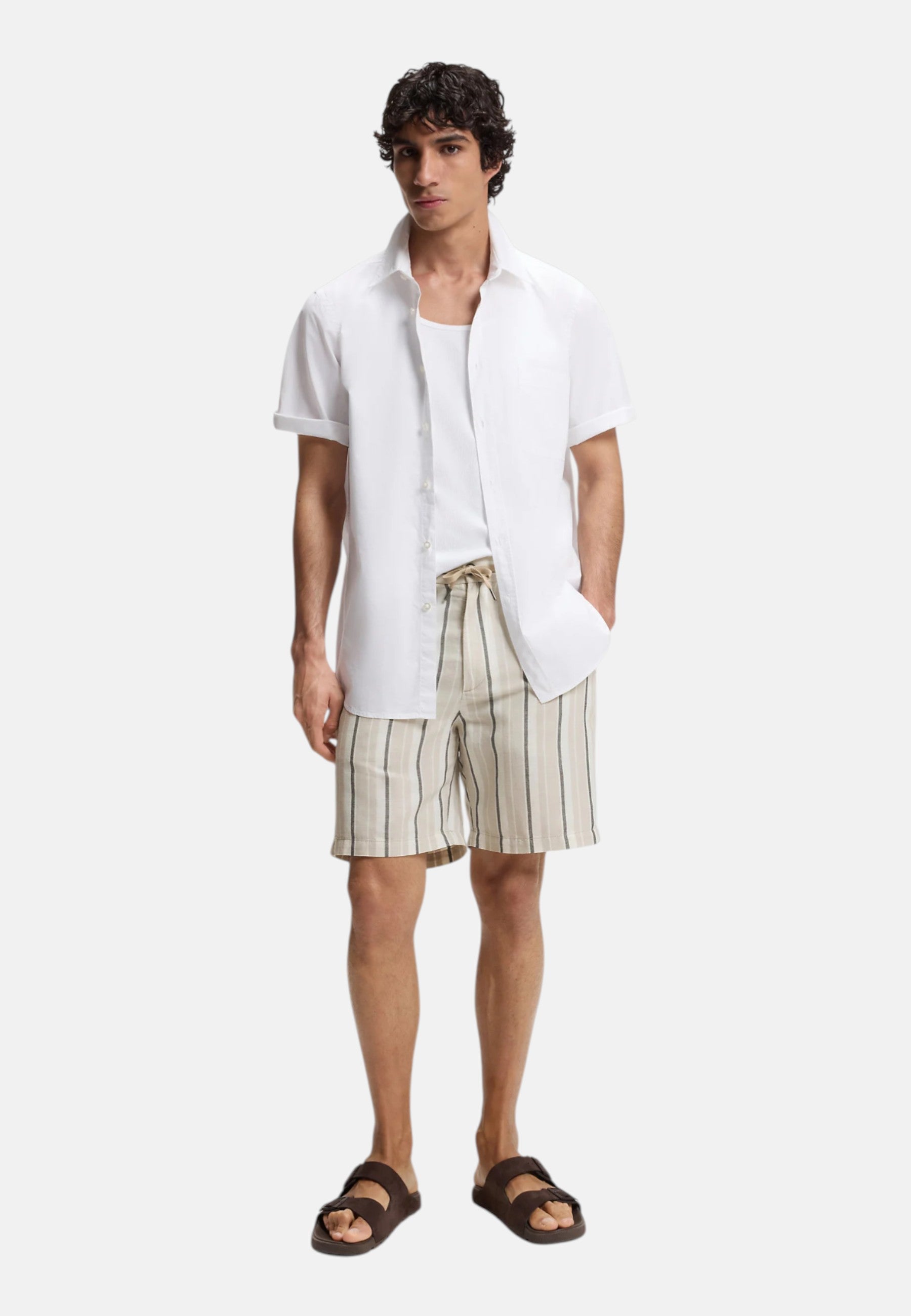 Bermuda Uomo Boss Open Grey