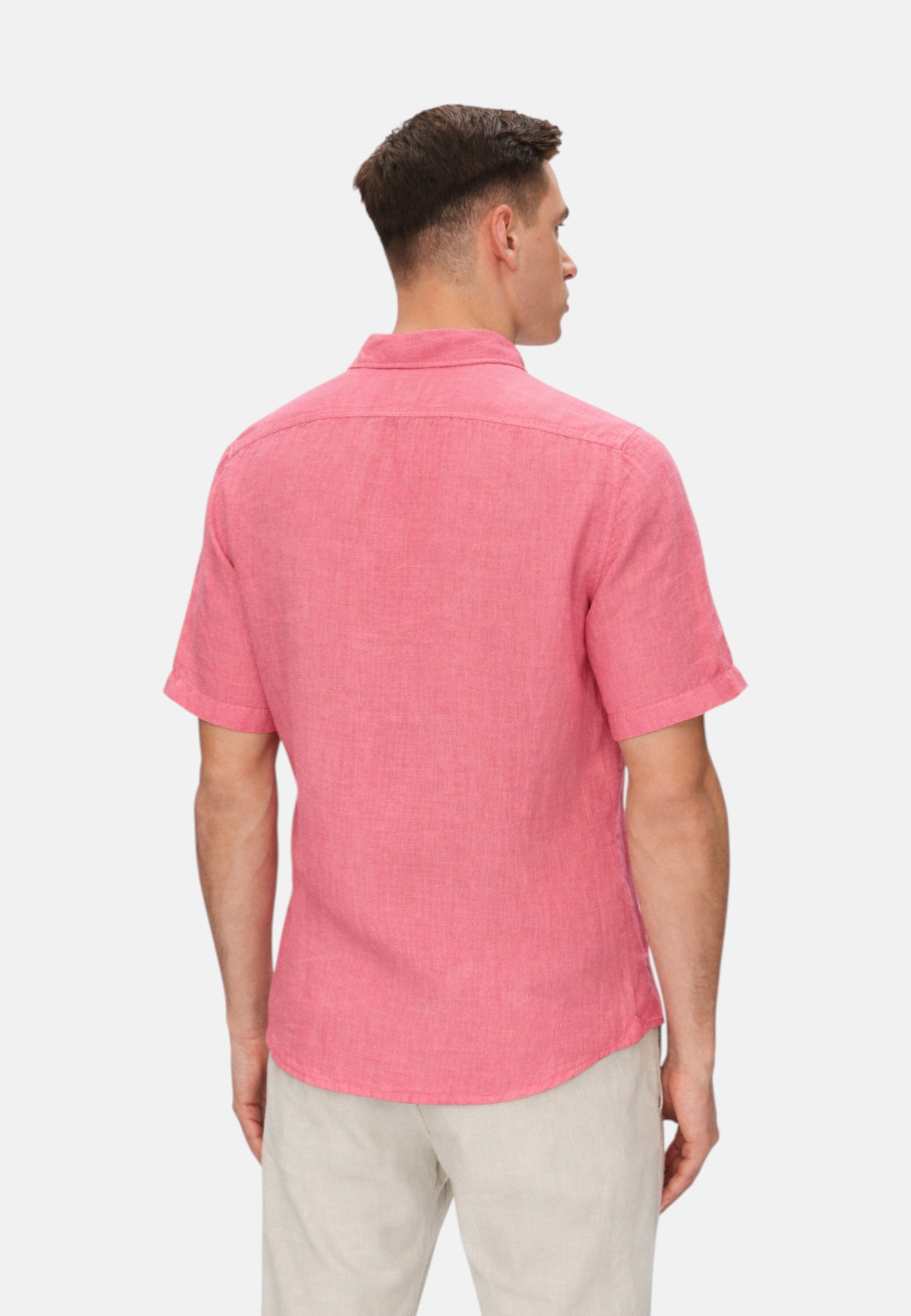 Camicia Uomo Boss Light/pastel Red
