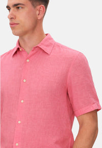 Camicia Uomo Boss Light/pastel Red