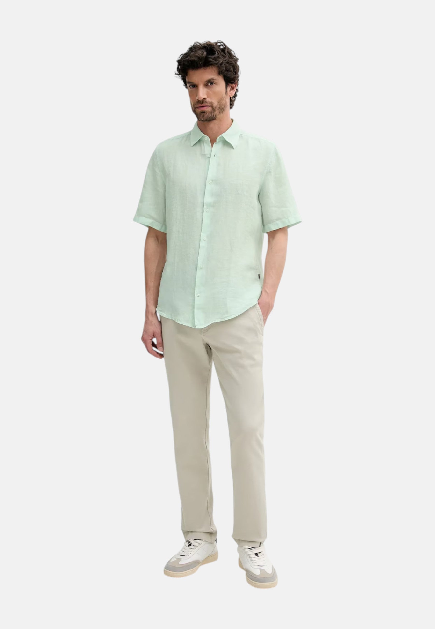 Camicia Uomo Boss Turchese