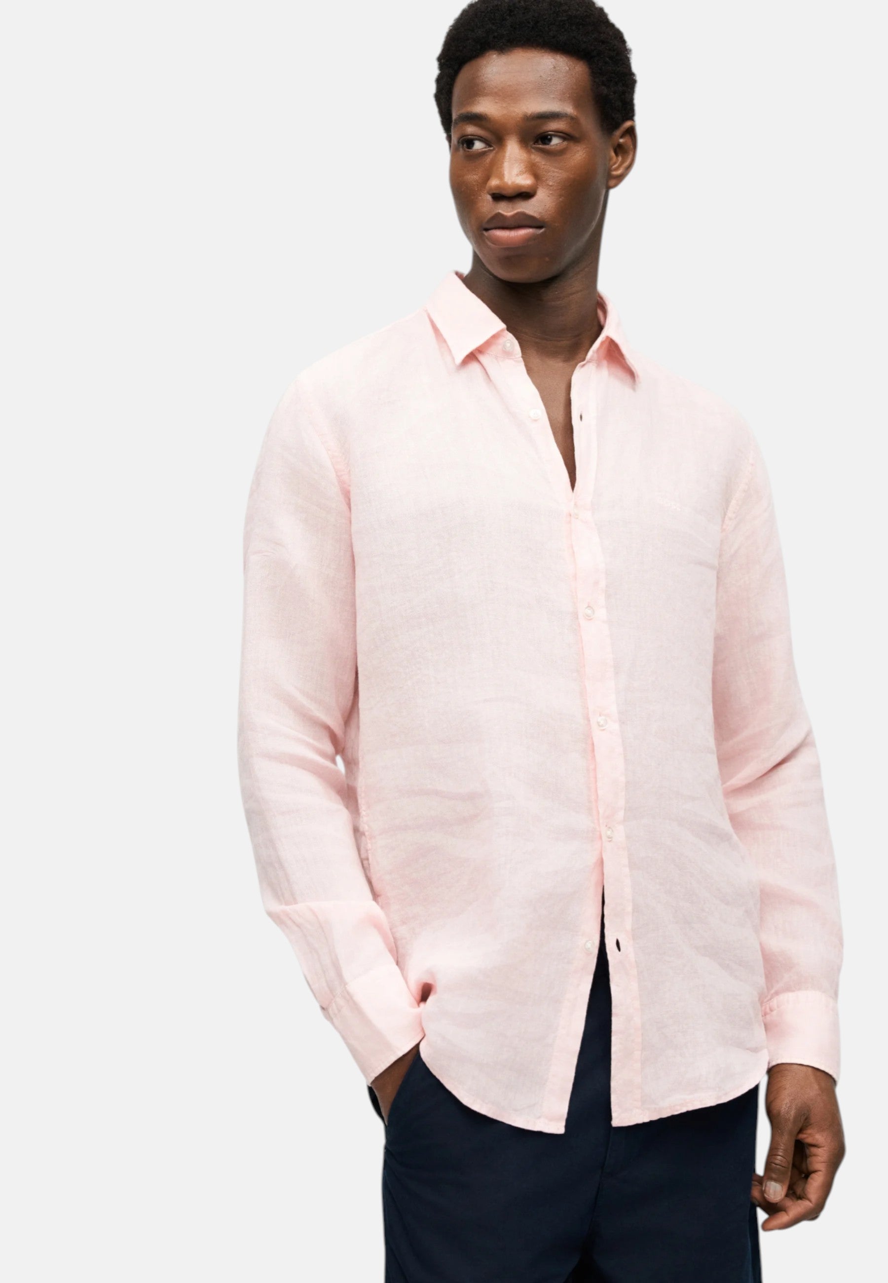 Camicia Uomo Boss Light/pastel Pink